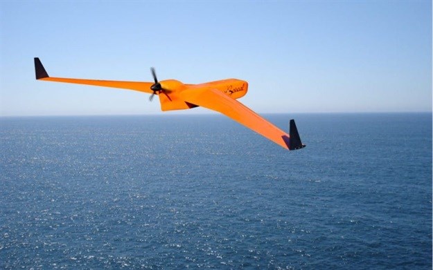 Boreal AJS 3 drone is used to take measurements at a very low altitude above the sea.